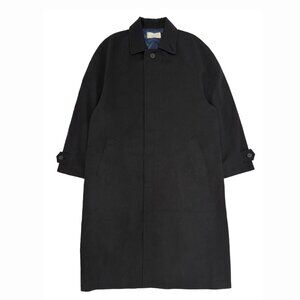 6397 Balmacaan Coat in Black - Women's Black Trench Coat